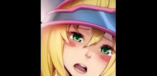  Dark magician girl found a dildo and fucked it - Yu Gi Oh Hentai